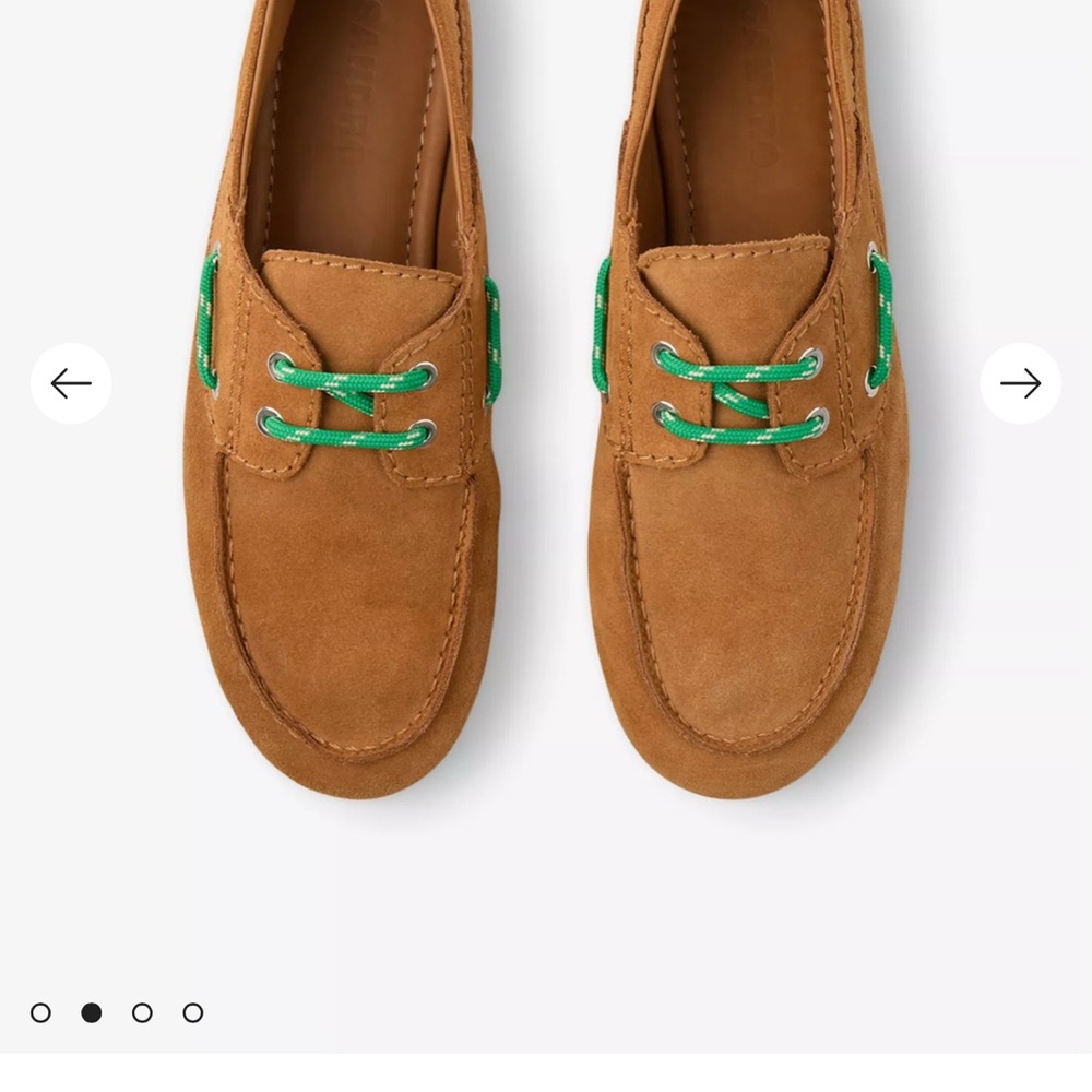 Sandro Tan suede loafers